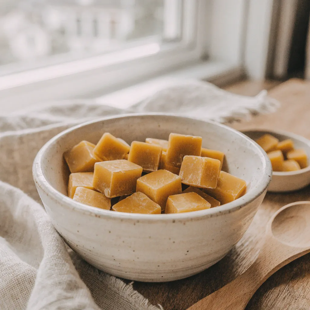 Bienenwachs als Kerzenwachs: Naturmaterial für Kerzen im Glas, Formen und Rollkerzen
