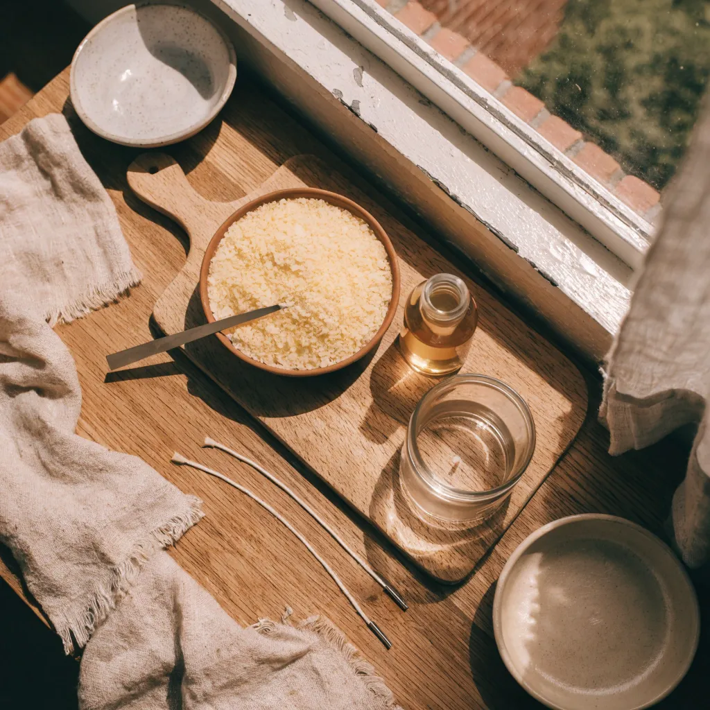 Sojawachs für Kerzen: Material und Setup