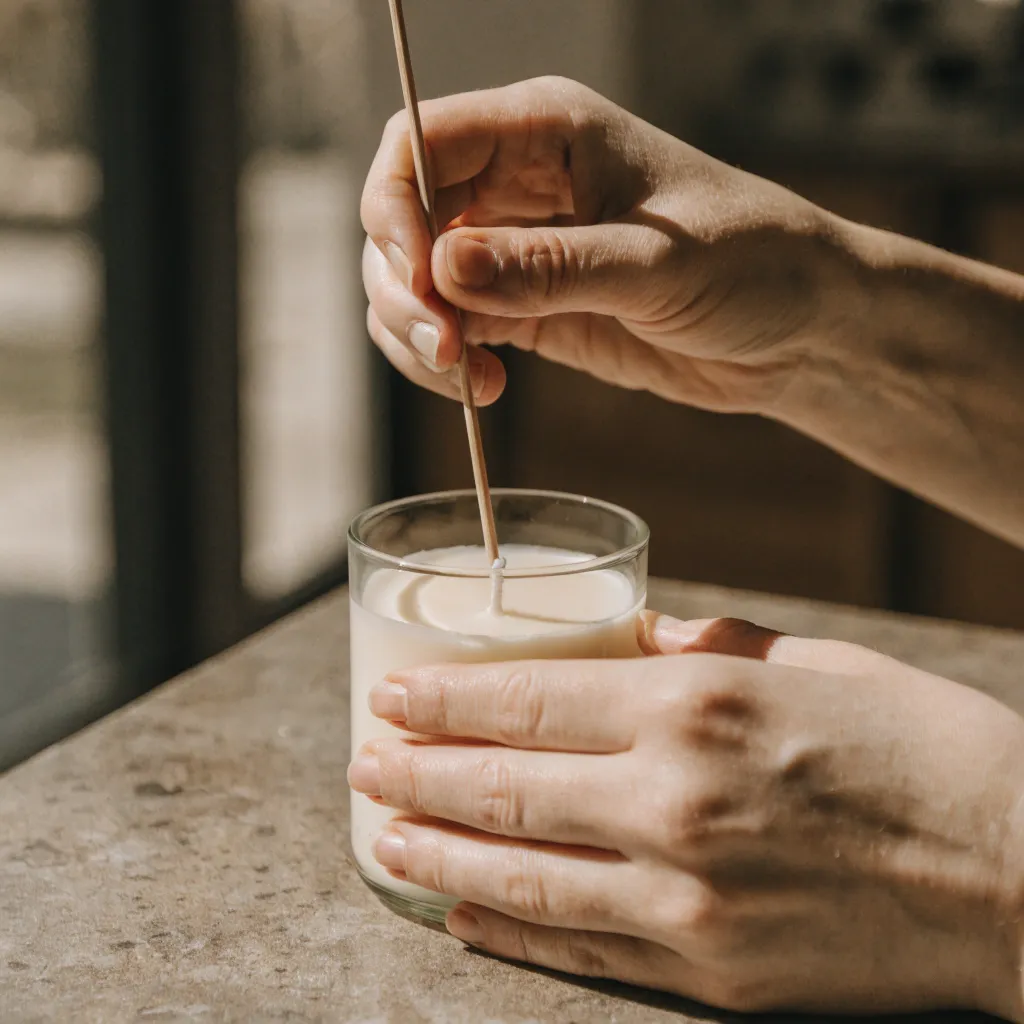 Relief holes: kleine Löcher in halb-festes Wachs stechen, um Hohlräume zu füllen